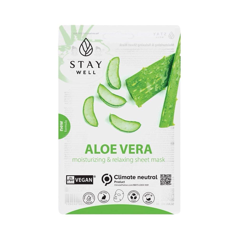 Stay Well ALOE VERA Face Mask - Wardobie
