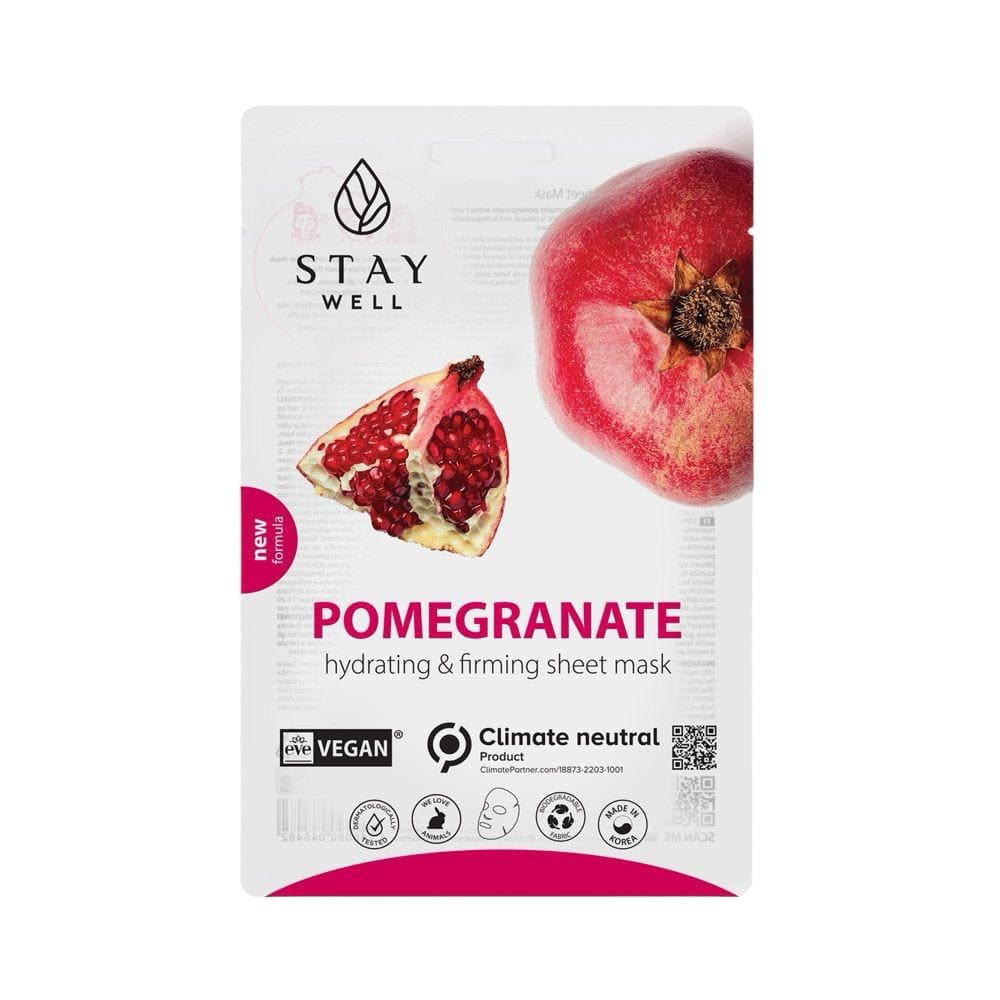 Stay Well POMEGRANATE Face Mask - Wardobie