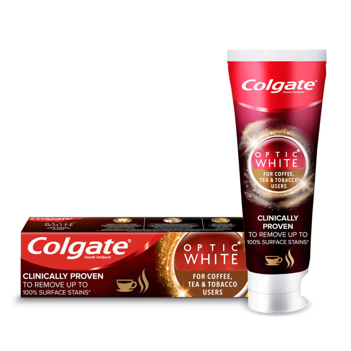 Colgate Optic White for Coffee, Tea and Tobacco Users - Wardobie