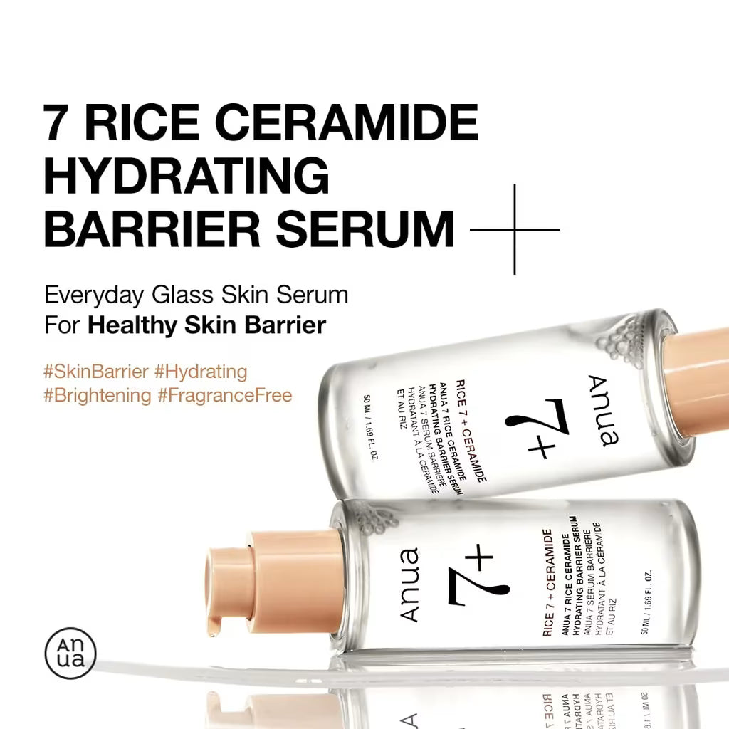 Anua - 7 Rice Ceramide Hydrating Barrier Serum [50ml] - Wardobie