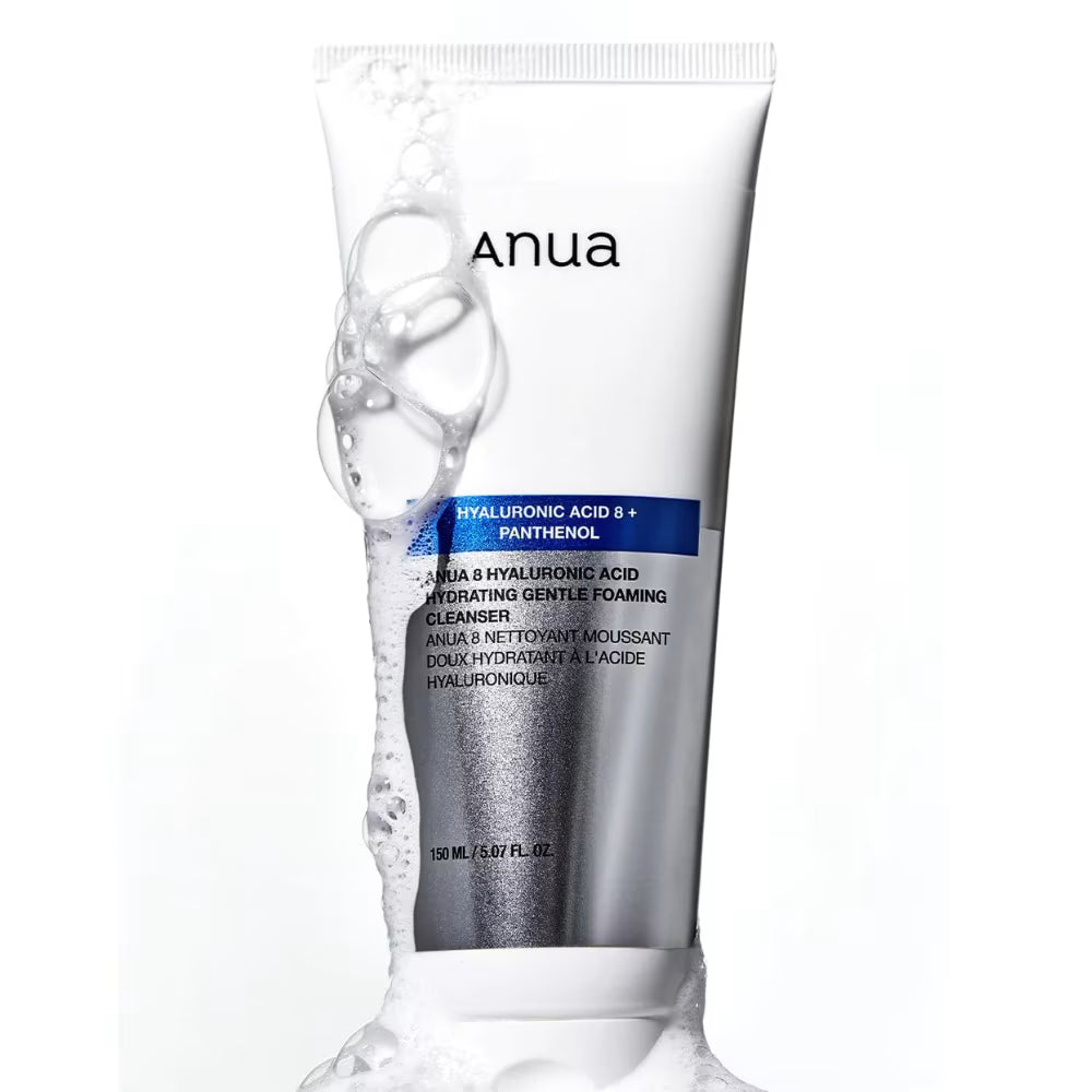 Anua - 8 Hyaluronic Acid Hydrating Gentle Foaming Cleanser [150ml] - Wardobie