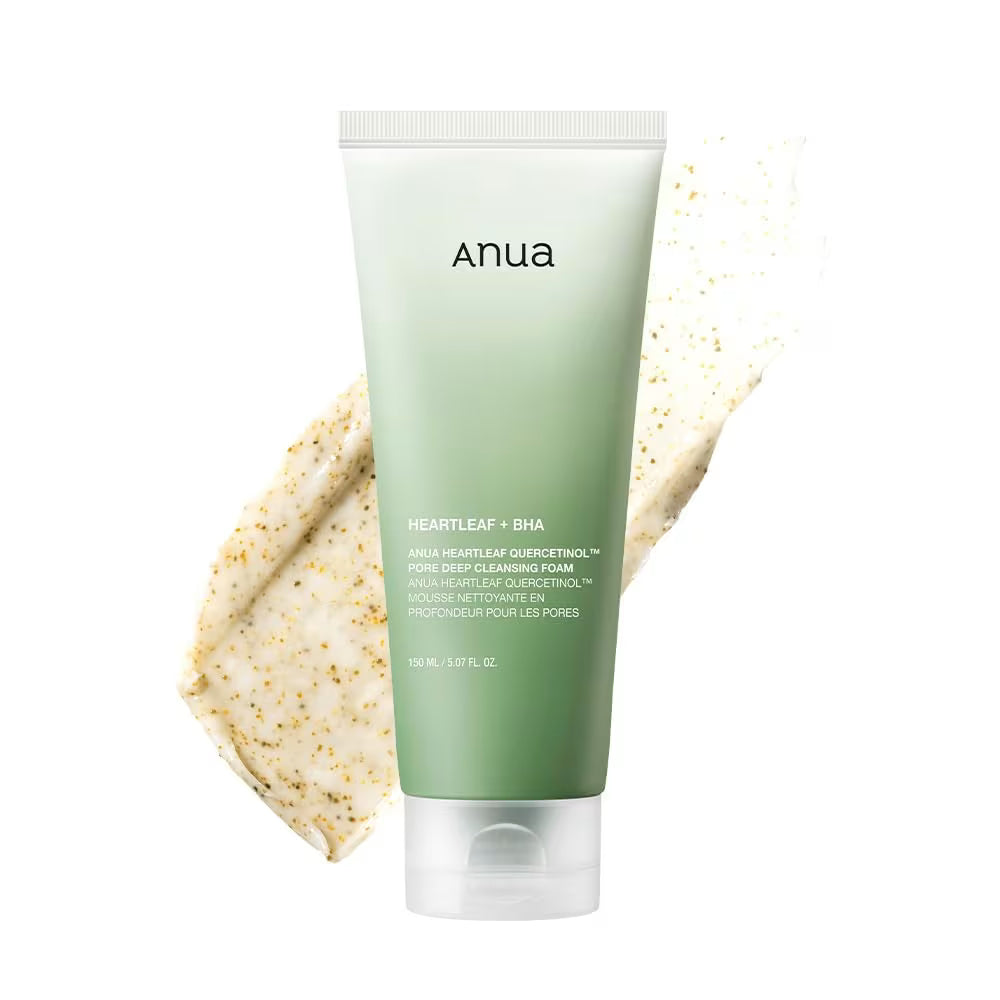 Anua - Heartleaf Quercetinol Pore Deep Cleansing Foam [150ml] - Wardobie