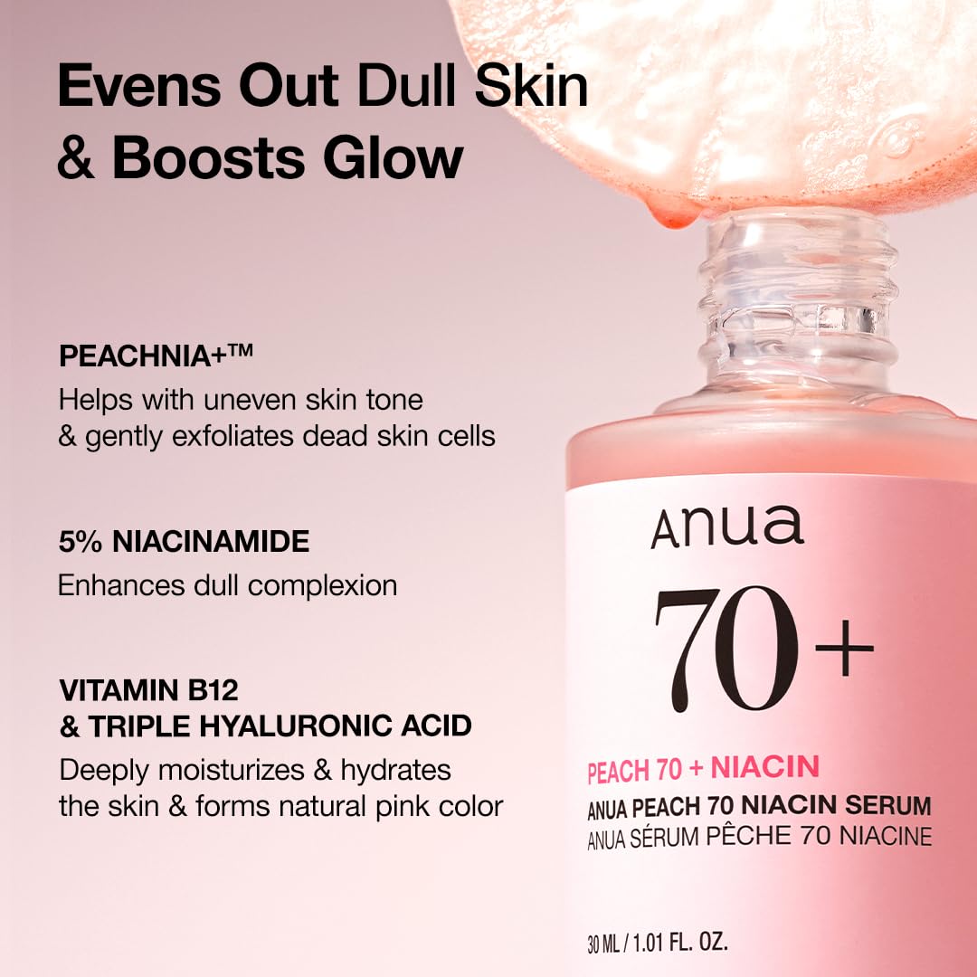 Anua - Peach 70% Niacinamide Serum - Wardobie