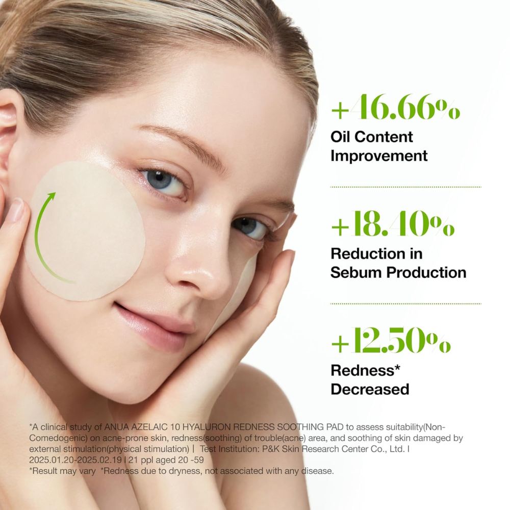 Anua – Azelaic 10 Hyaluron Redness Soothing Pad 90 Pads [230ml] - Wardobie