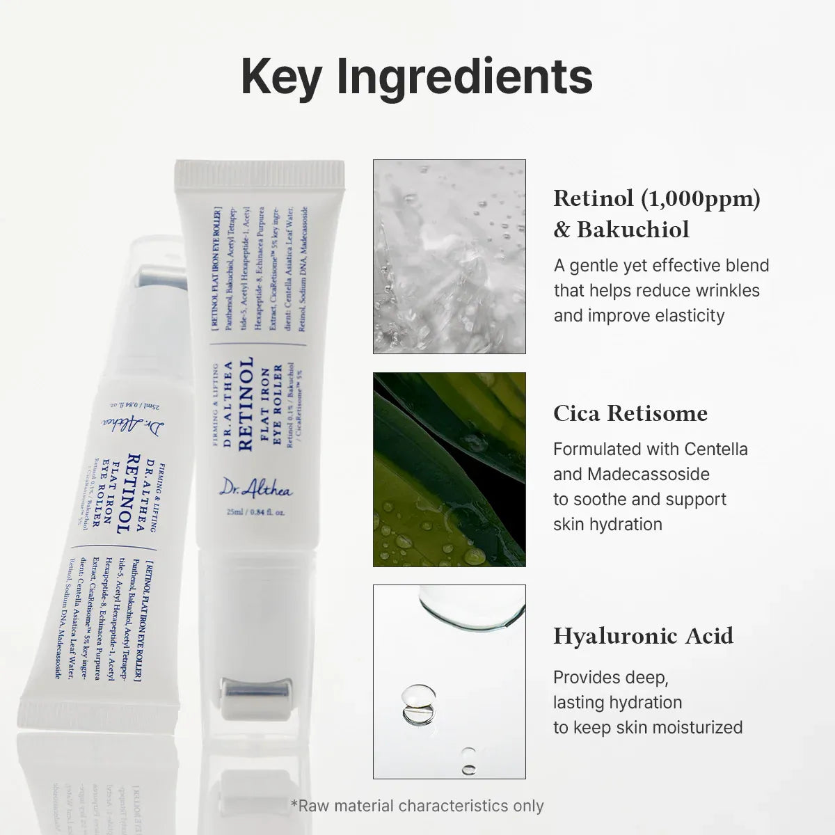 Dr. Althea Retinol Flat Iron Eye Roller [25ml] - Wardobie