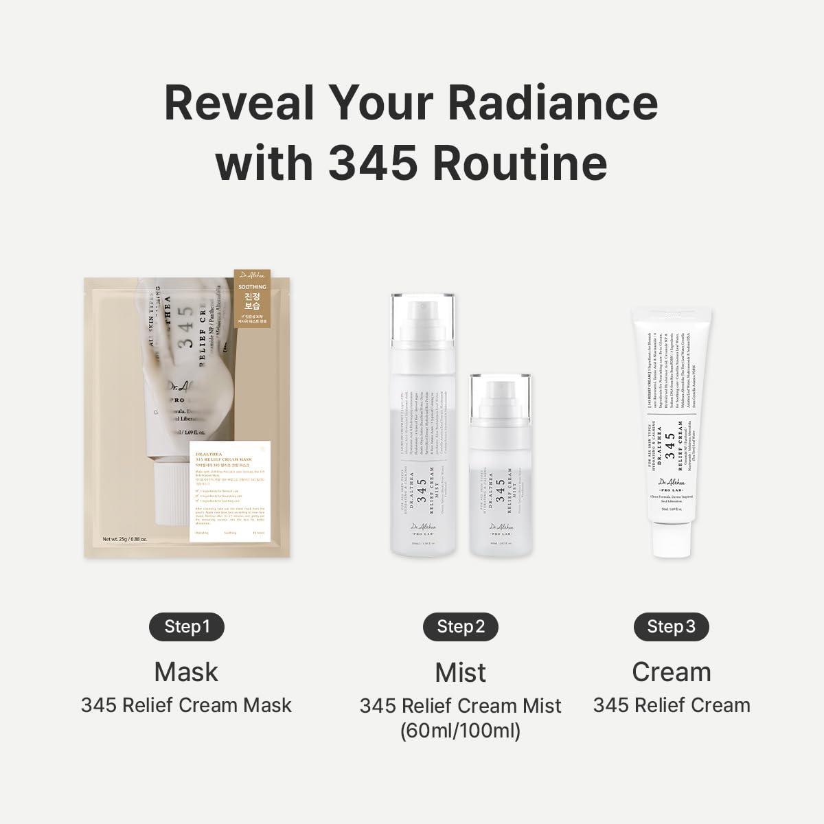Dr.Althea - 345 Relief Cream Mist [100ml] - Wardobie