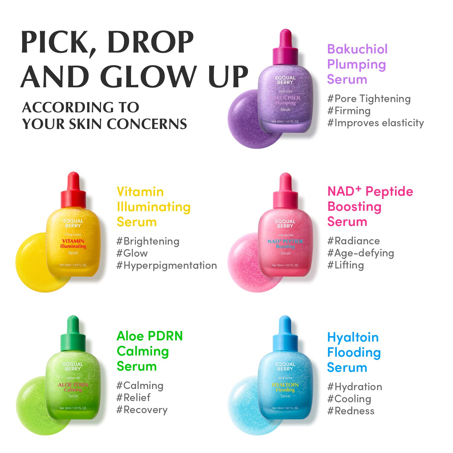 EQQUALBERRY - NAD+ Peptide Boosting Serum [30ml] - Wardobie
