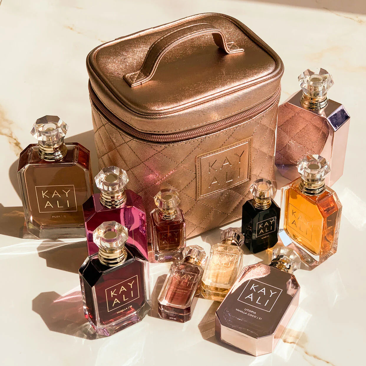 KAYALI Rose Gold Fragrance Case