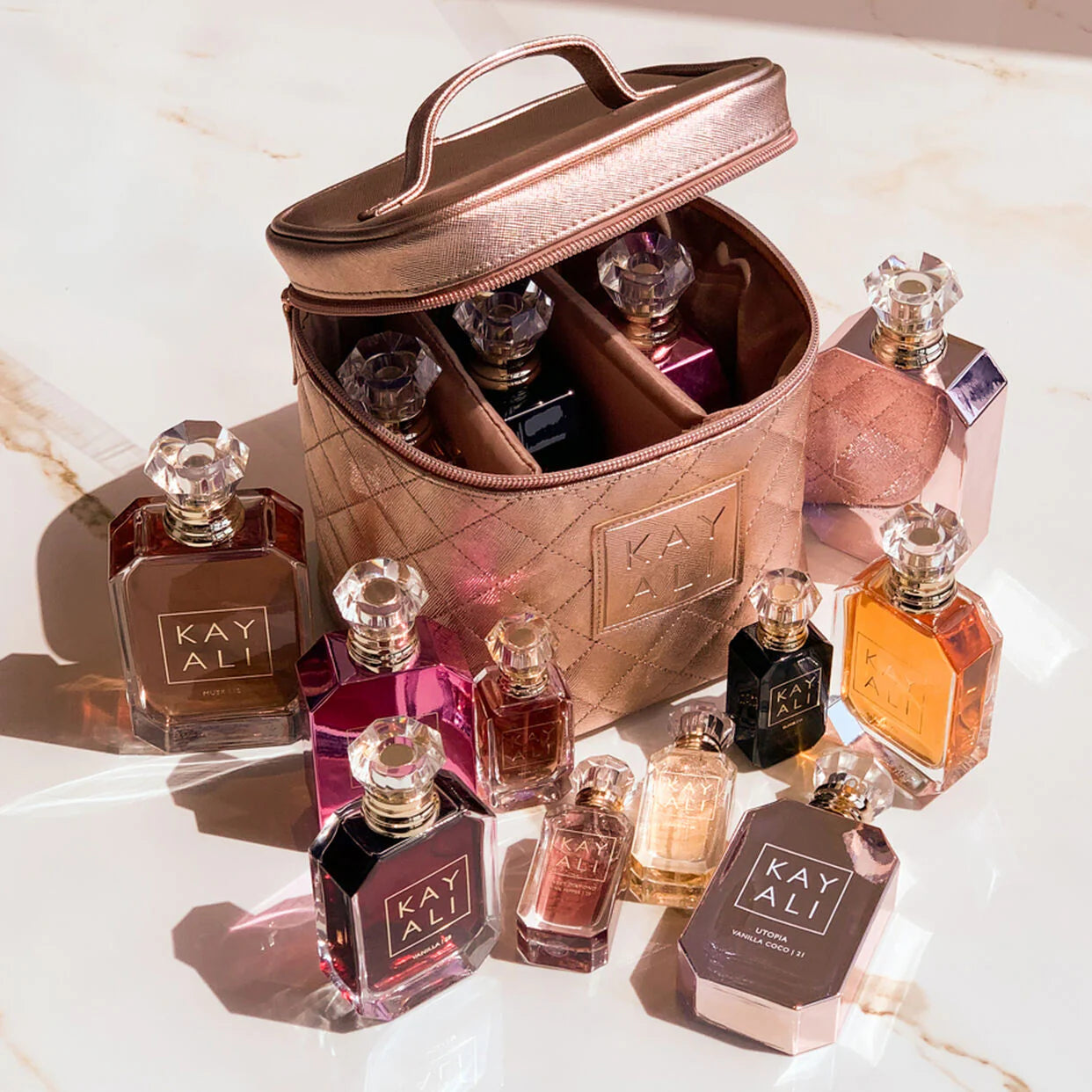 KAYALI Rose Gold Fragrance Case