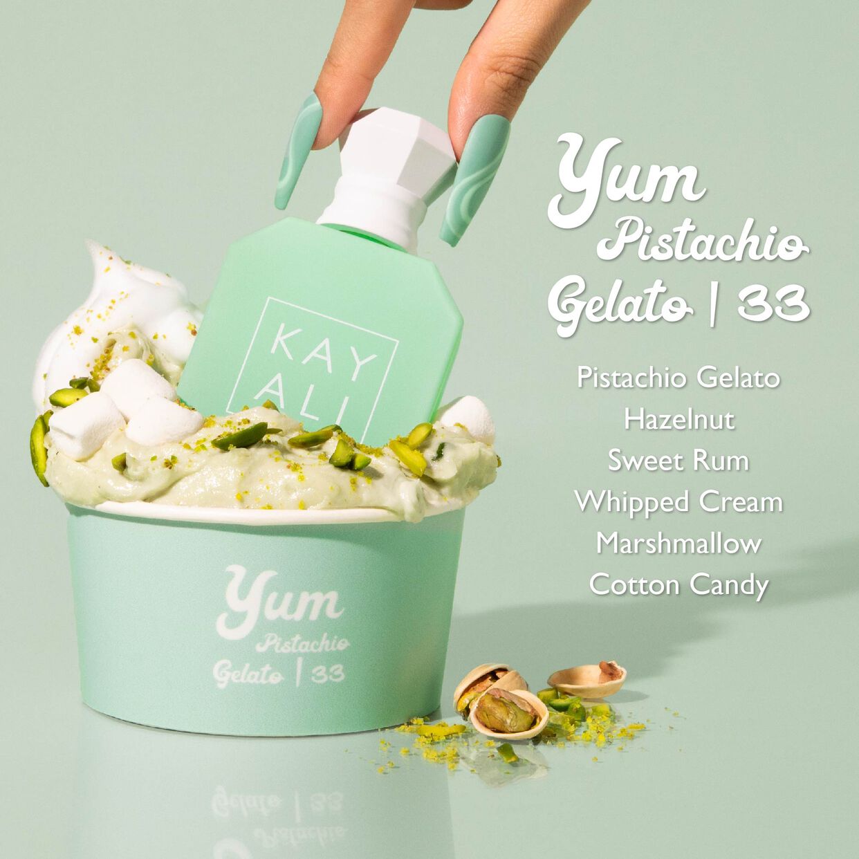 KAYALI Perfume – Yum Pistachio Gelato | 33 Eau de Parfum Intense 100ml - Wardobie