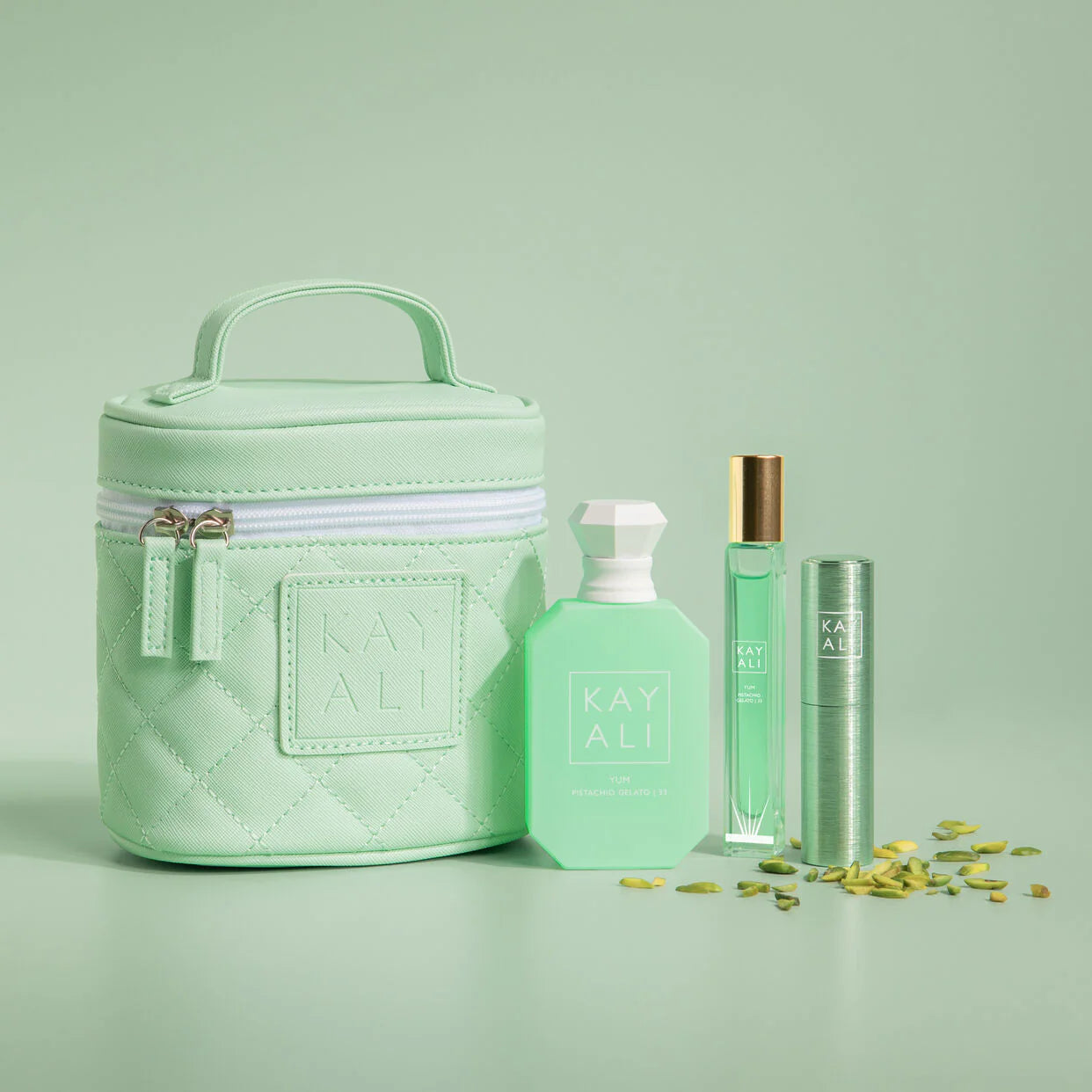 KAYALI Yum Pistachio Gelato Fragrance Case