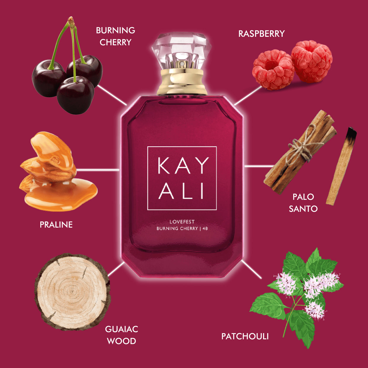 KAYALI Perfume - Lovefest Burning Cherry 48 Eau de Parfum 100ml - Wardobie
