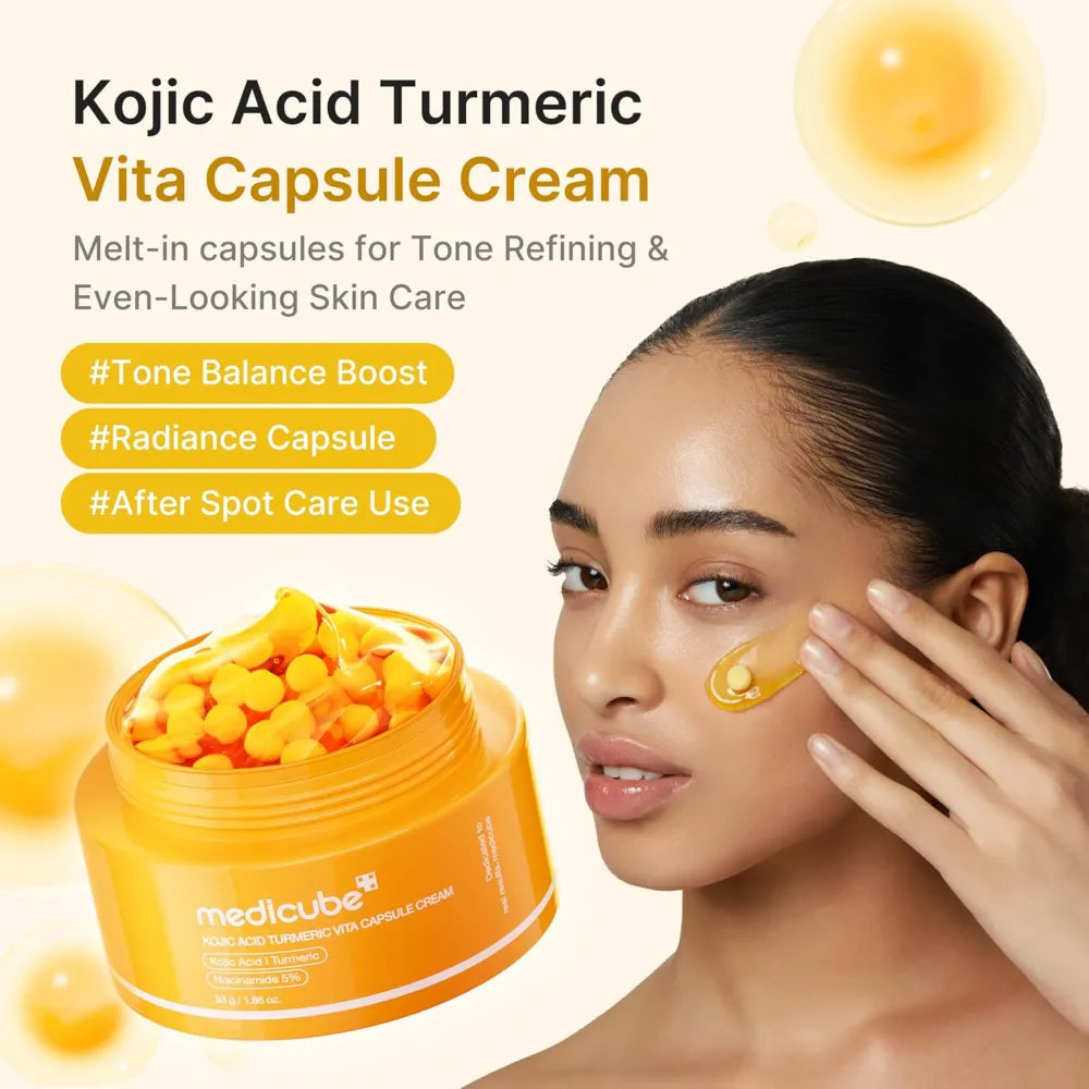 Medicube Kojic Acid Turmeric Vita Capsule Cream [53g] - Wardobie