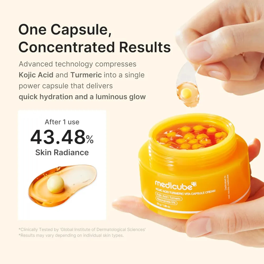 Medicube Kojic Acid Turmeric Vita Capsule Cream [53g] - Wardobie