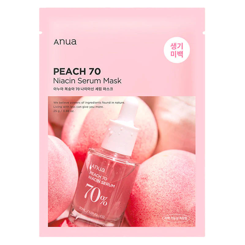 Anua - Peach 70 Niacinamide Serum Mask [25g] - Wardobie