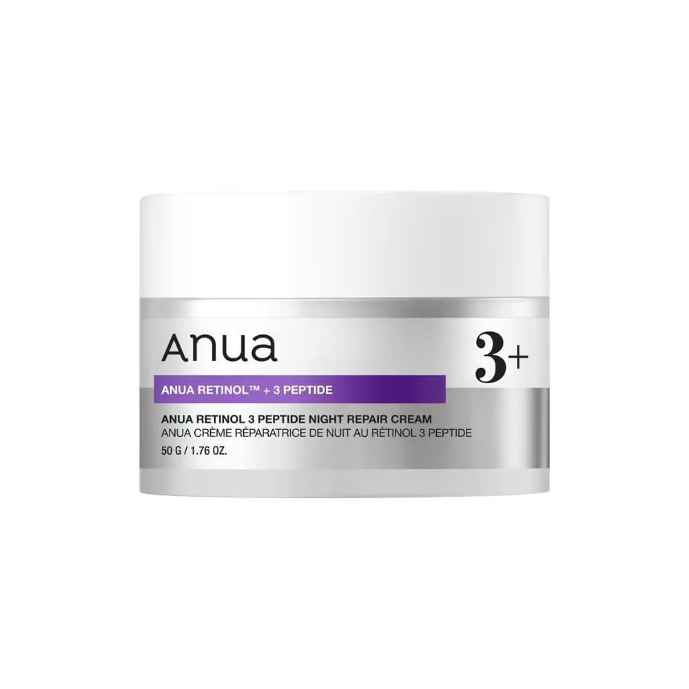 Anua - Retinol 3 Peptide Night Repair Cream [50g] - Wardobie