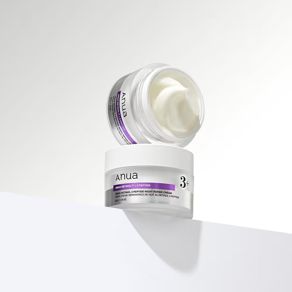 Anua - Retinol 3 Peptide Night Repair Cream [50g] - Wardobie