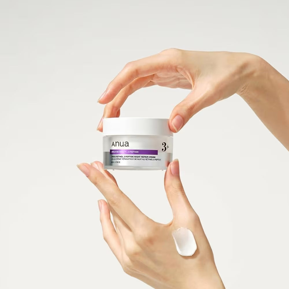 Anua - Retinol 3 Peptide Night Repair Cream [50g] - Wardobie