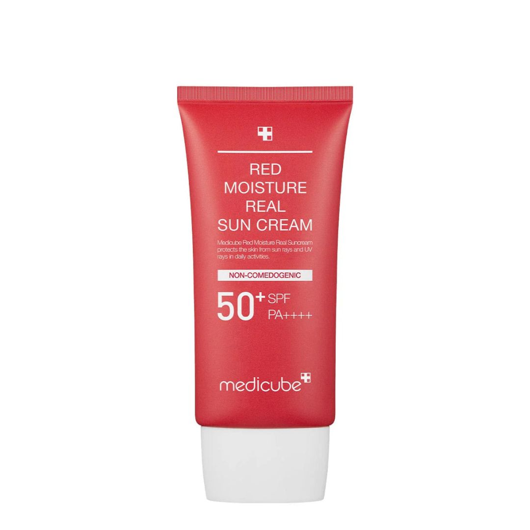 medicube - Red Moisture Real Sun Cream 50+ - Wardobie