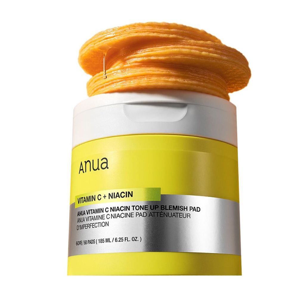 anua vitamin c niacin tone up blemish pad