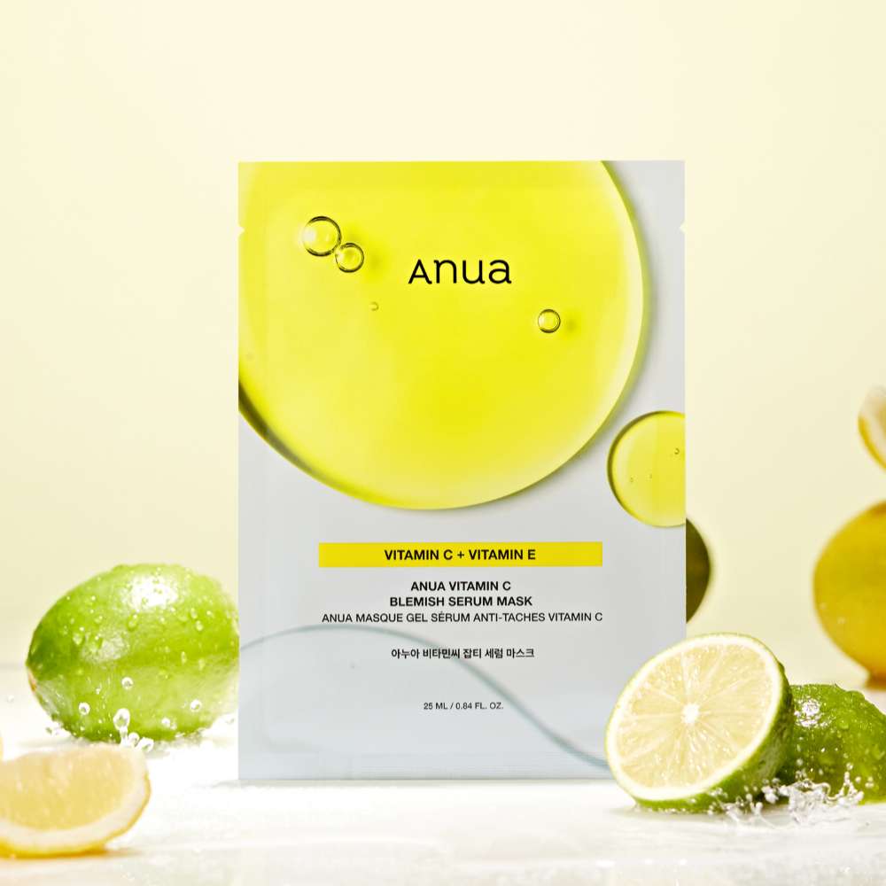 Anua – Vitamin C Blemish Serum Mask [2025 Version – 25ml x 1 sheet] - Wardobie