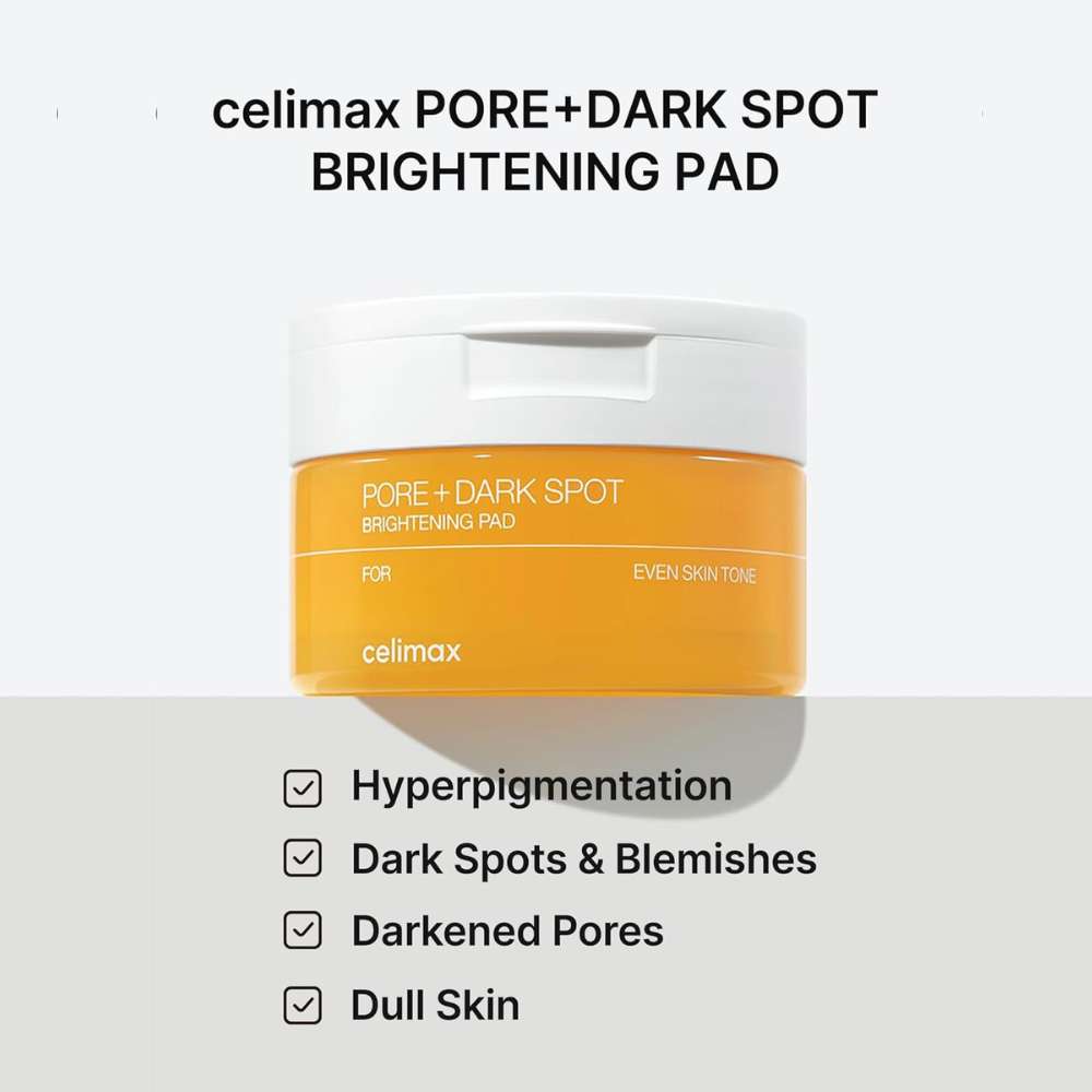 Celimax Pore + Dark Spot Brightening Pad 40pcs [100ml] - Wardobie