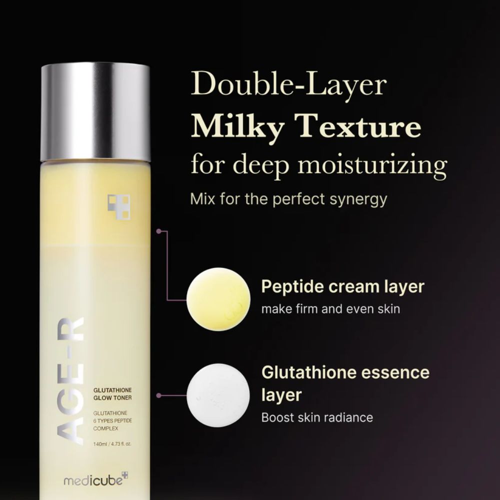 medicube - AGE-R Glutathione Glow Toner 140ml