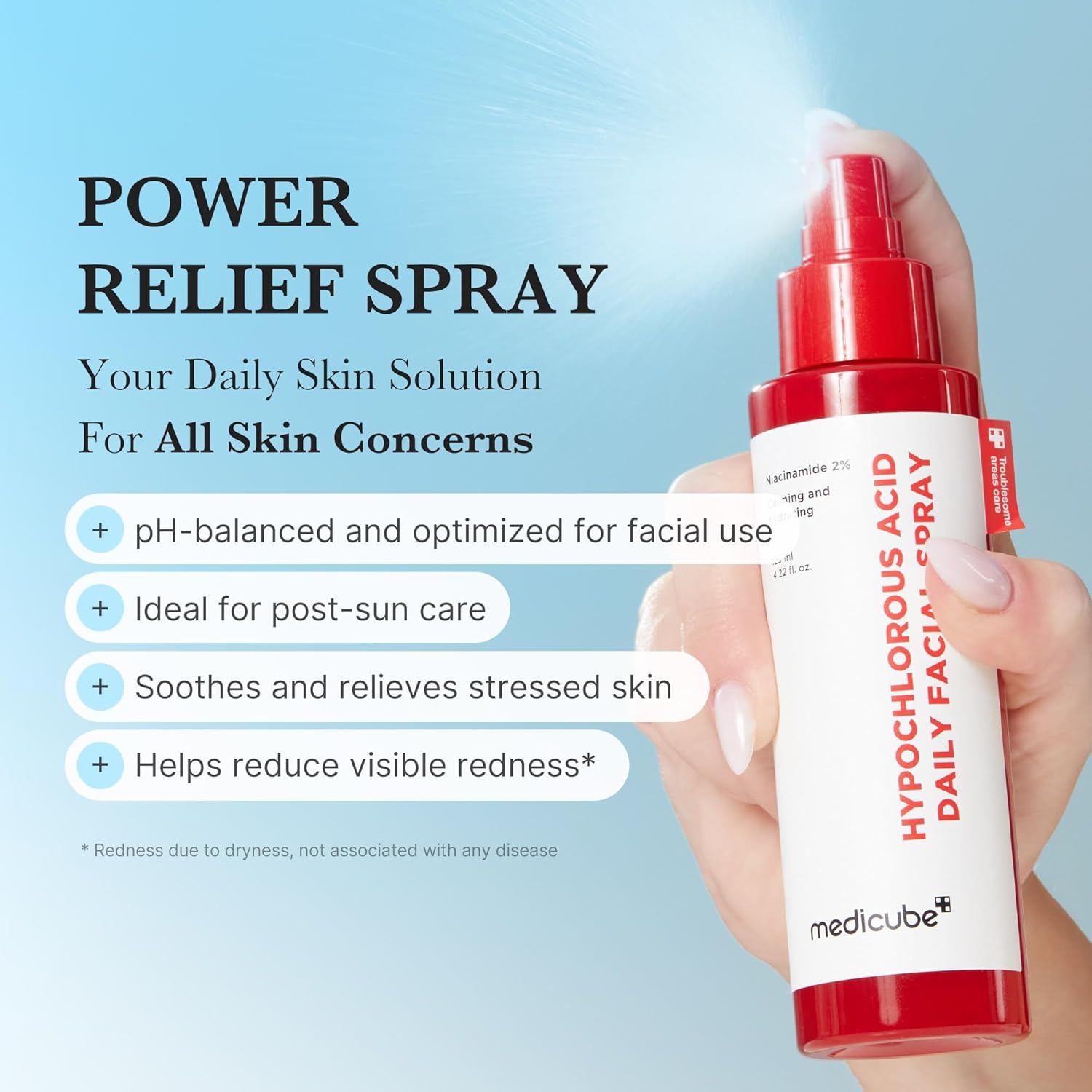 medicube - Hypochlorous Acid Daily Facial Spray [125ml] - Wardobie