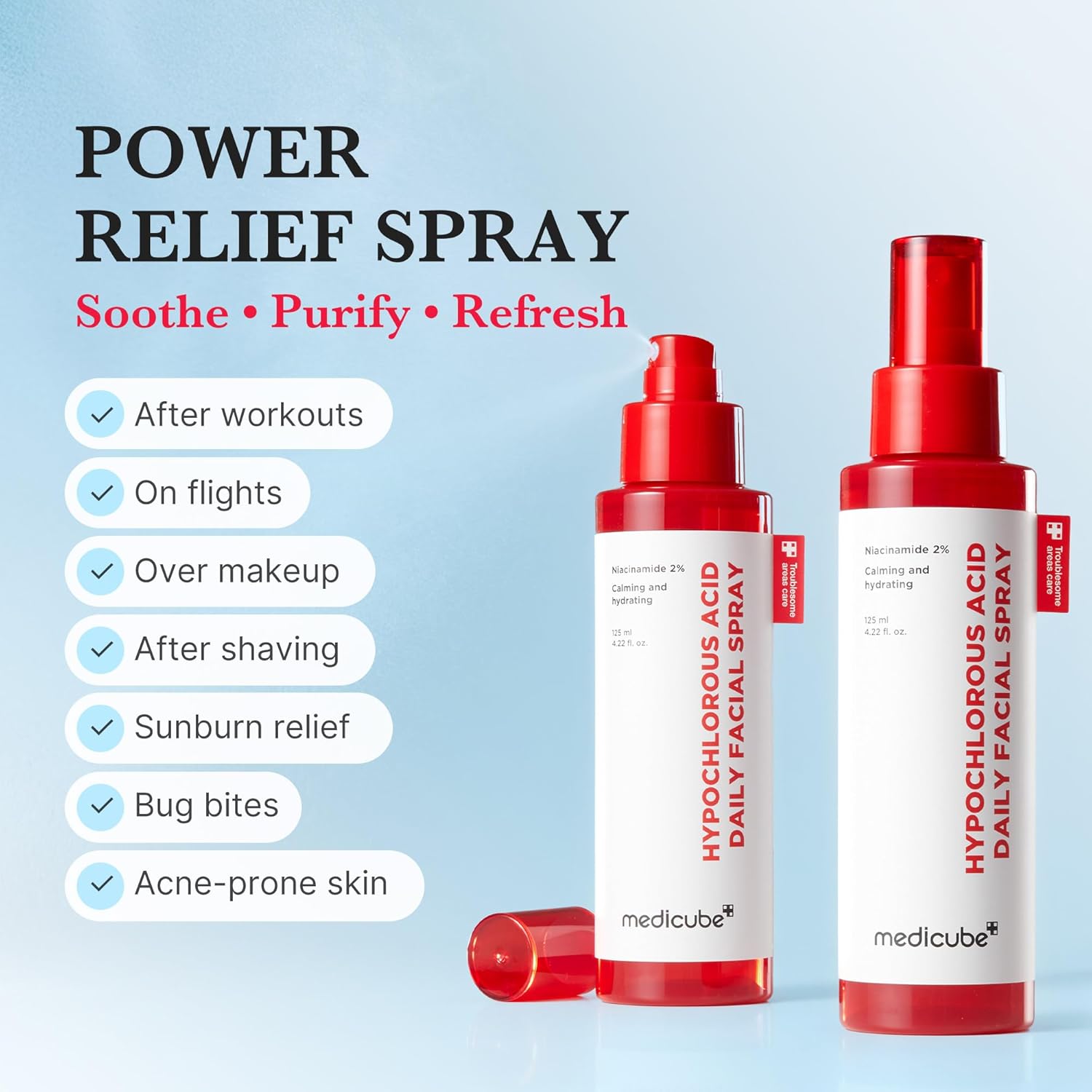 medicube - Hypochlorous Acid Daily Facial Spray [125ml] - Wardobie