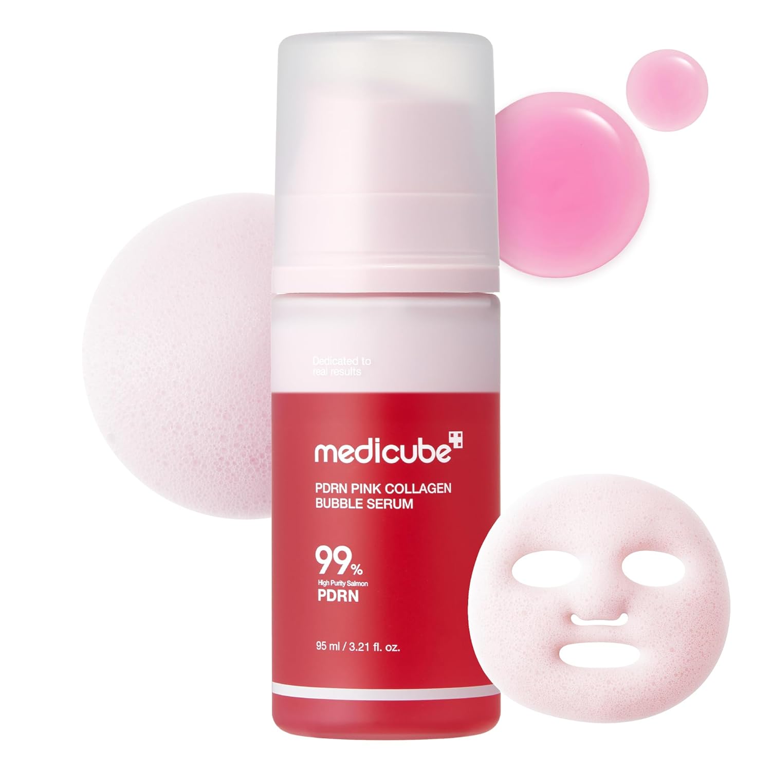 medicube - PDRN Pink Collagen Bubble Serum [95ml] - Wardobie