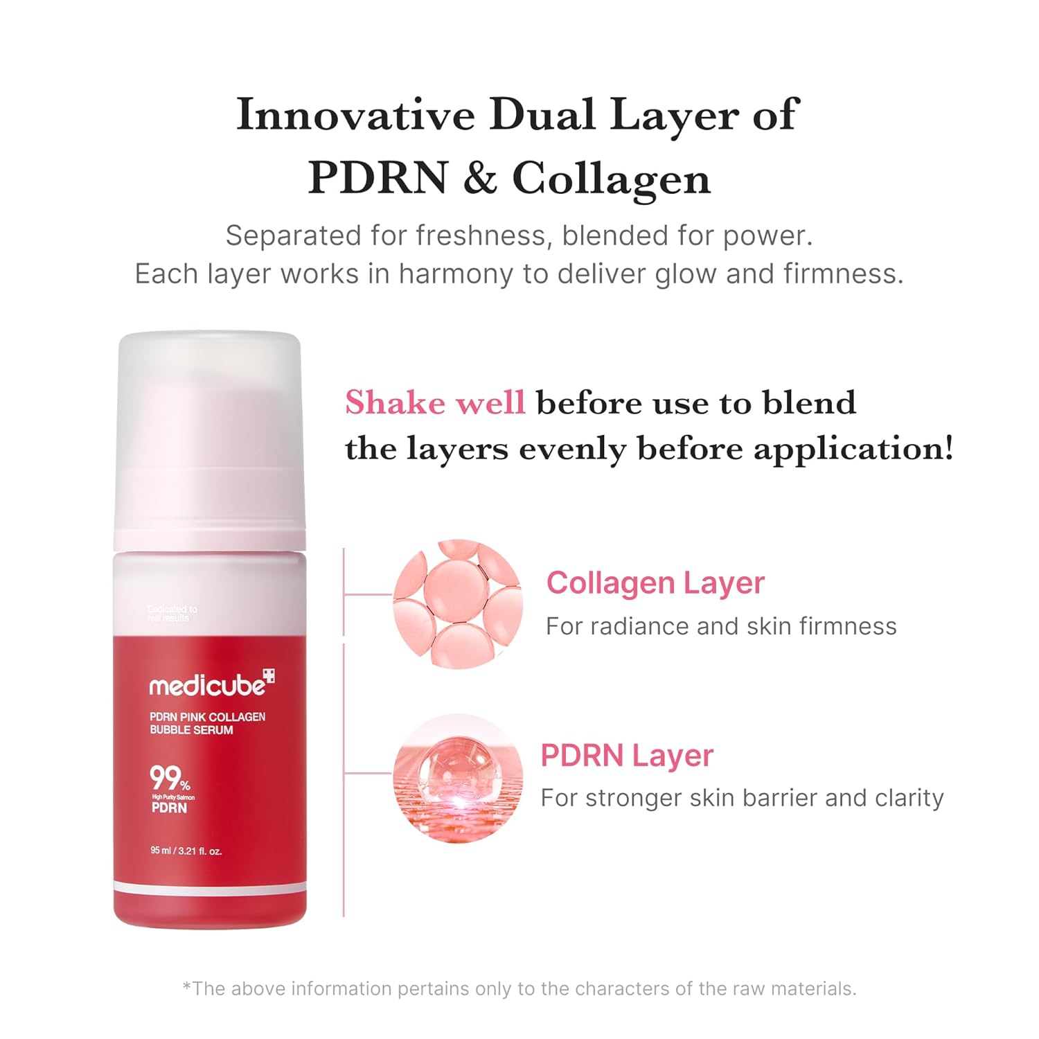 medicube - PDRN Pink Collagen Bubble Serum [95ml] - Wardobie