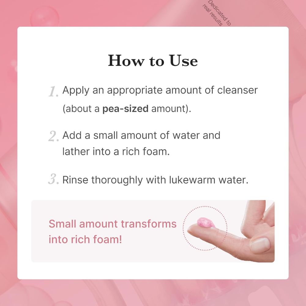 medicube PDRN Pink Niacinamide Whip Cleanser [120g] - Wardobie