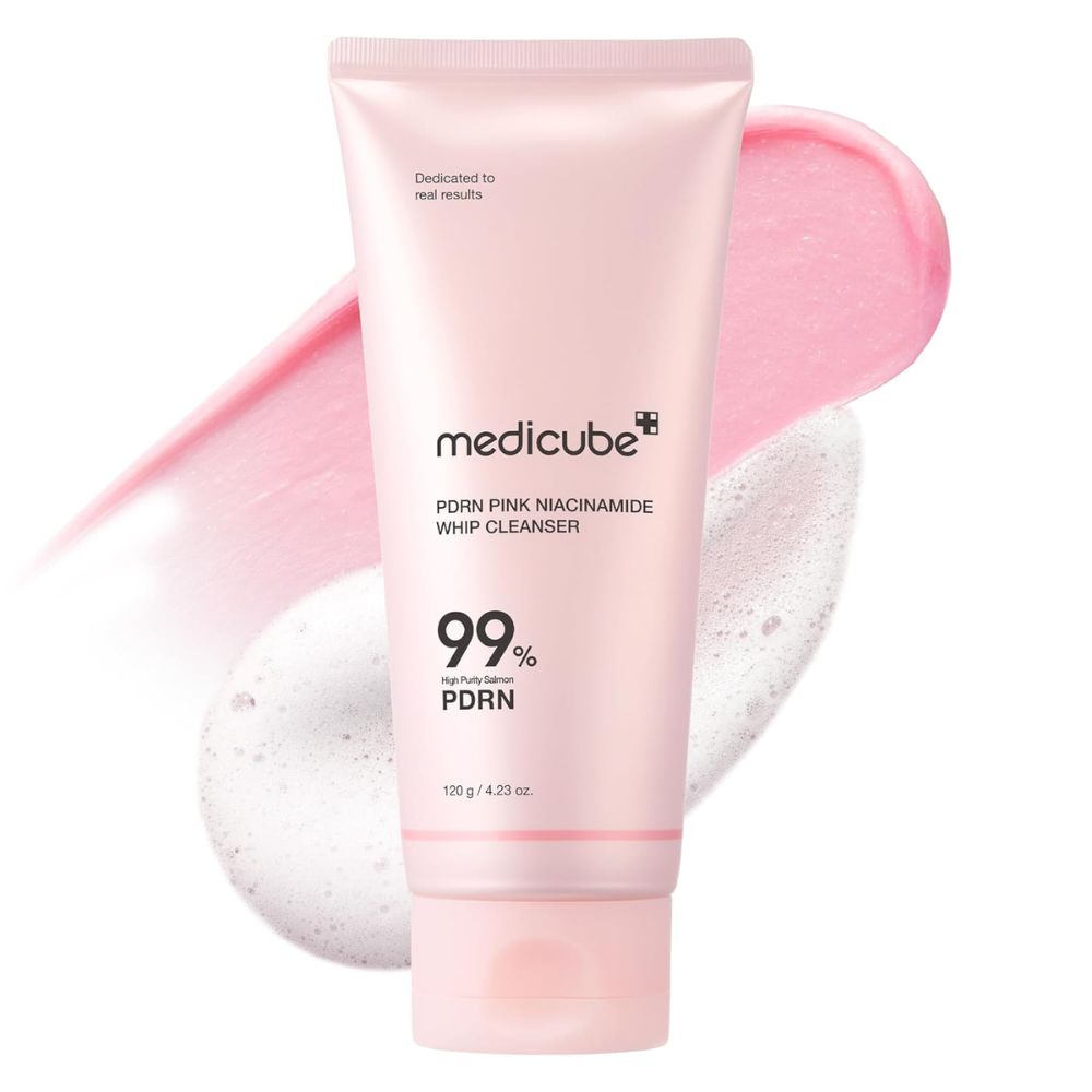 medicube PDRN Pink Niacinamide Whip Cleanser [120g] - Wardobie