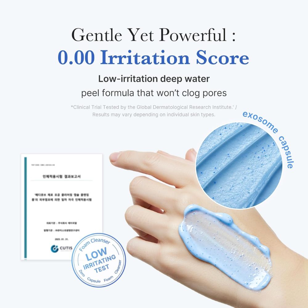 medicube – Zero Pore SA Clear Capsule Cleansing Foam [120g] - Wardobie