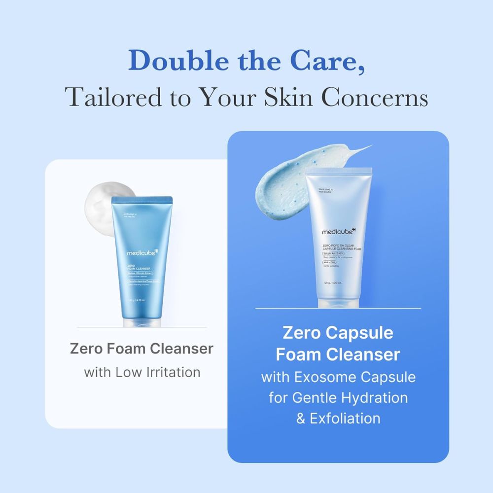 medicube – Zero Pore SA Clear Capsule Cleansing Foam [120g] - Wardobie