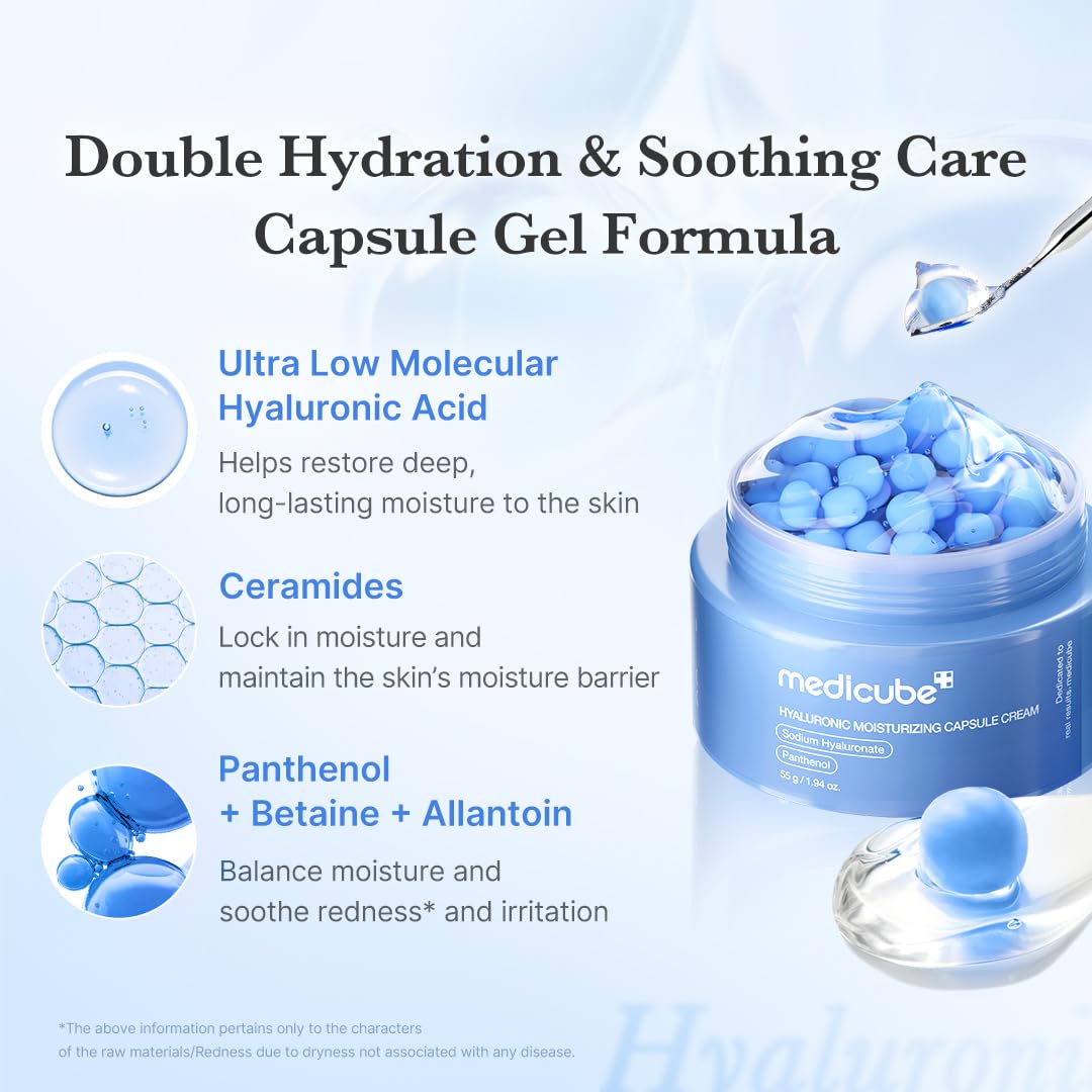 medicube - hyaluronic moisturizing capsule cream - Wardobie
