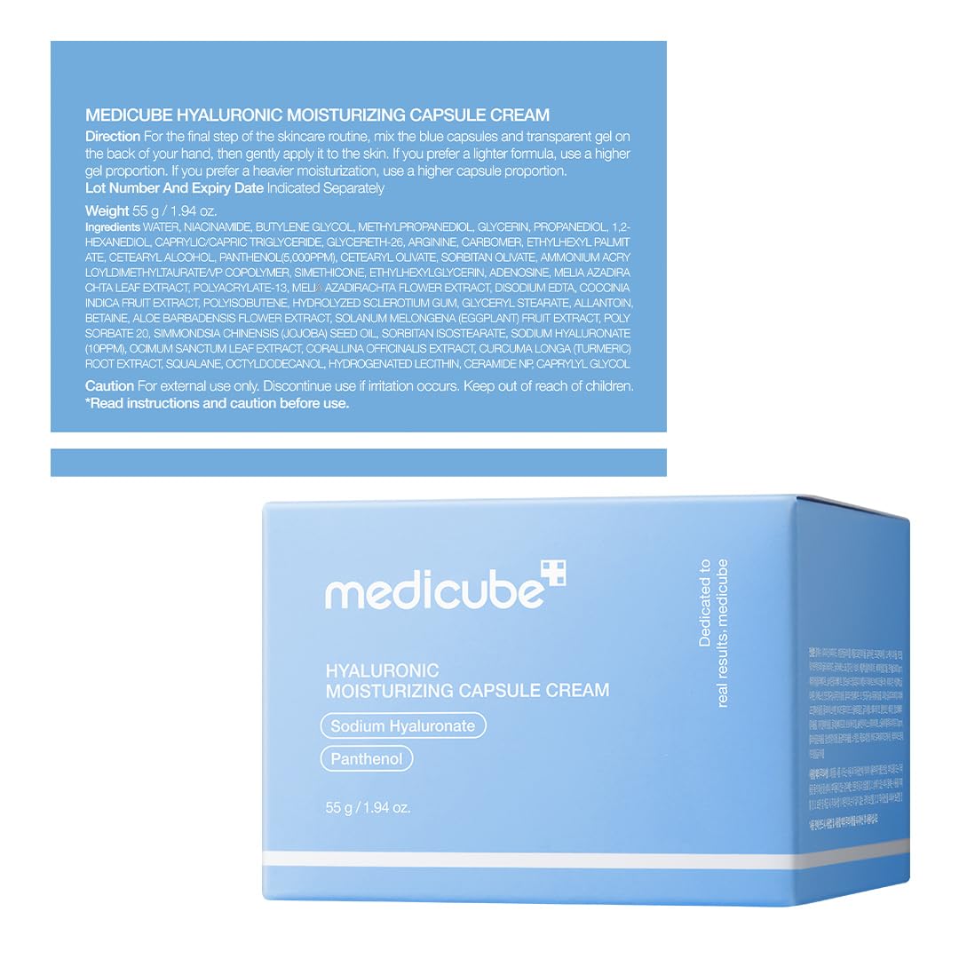 medicube - hyaluronic moisturizing capsule cream - Wardobie