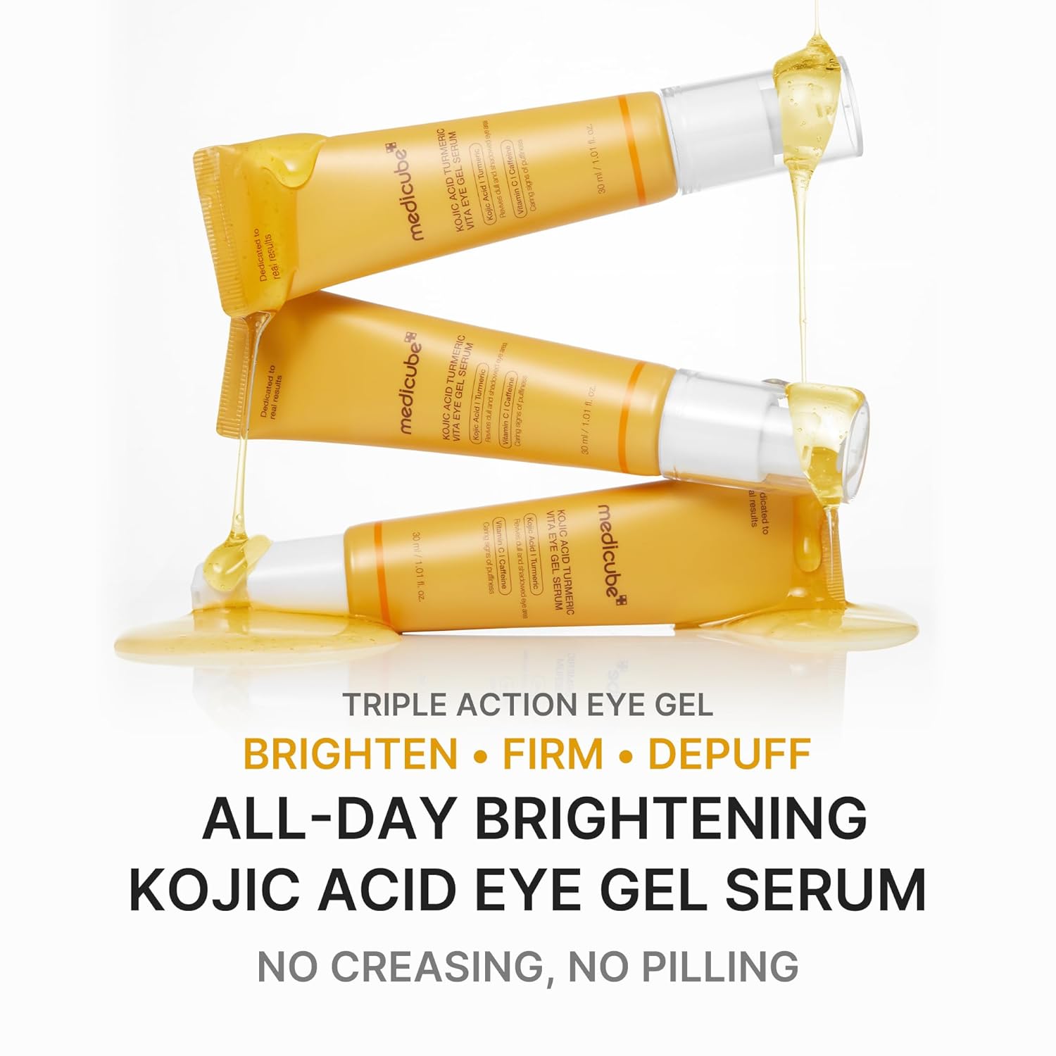 medicube - kojic acid turmeric vita eye gel serum [30ml] - Wardobie