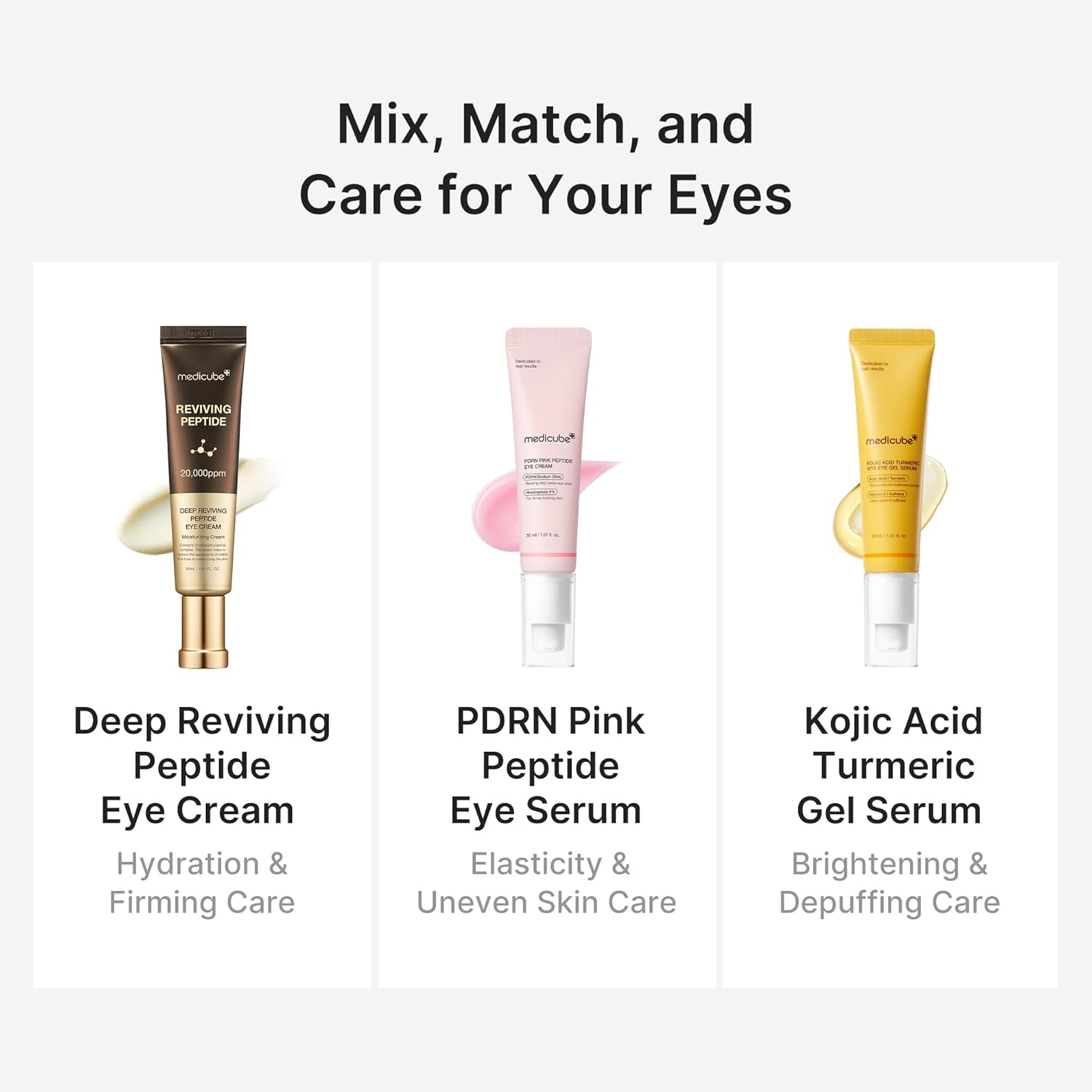 medicube - kojic acid turmeric vita eye gel serum [30ml] - Wardobie