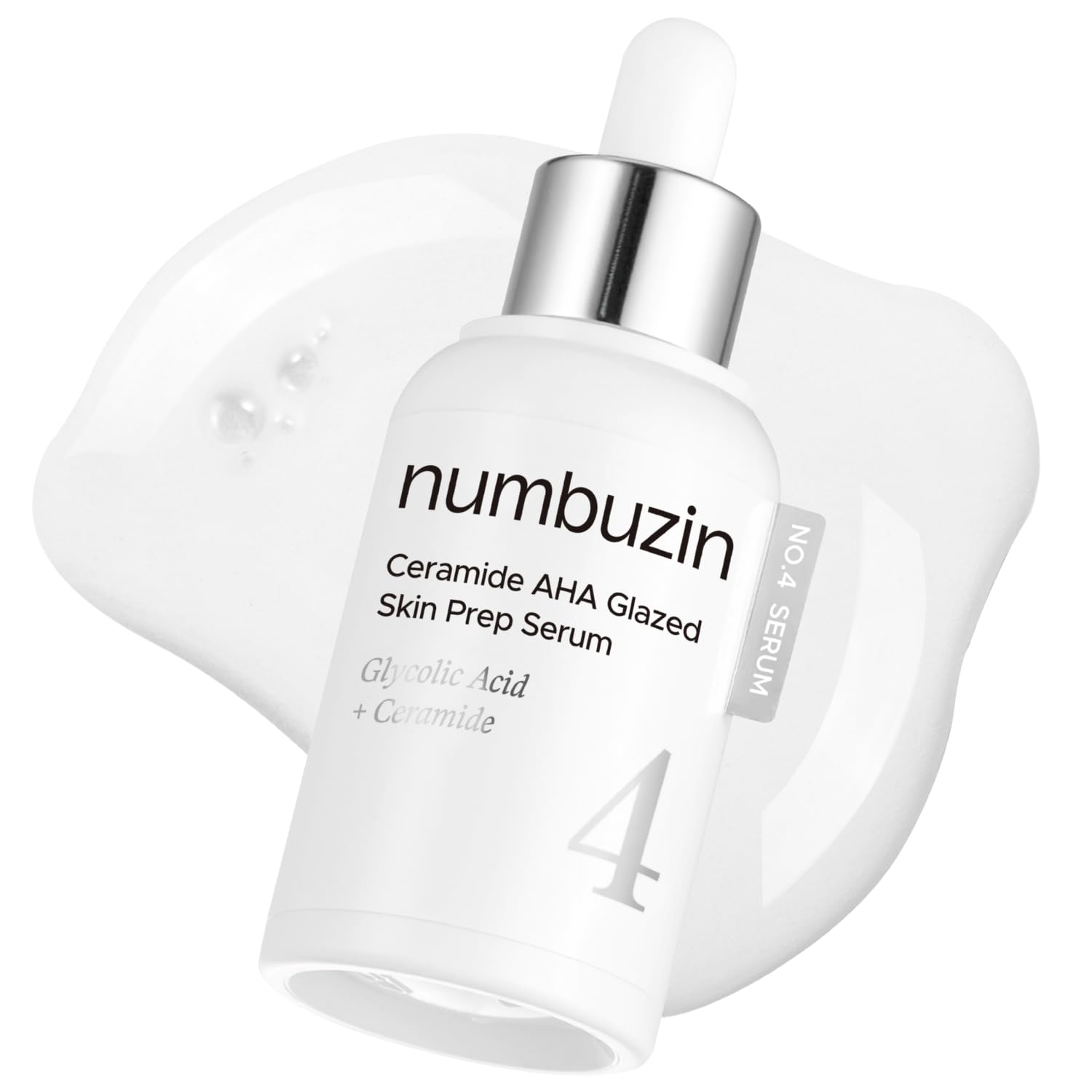 numbuzin - No.4 Ceramide AHA Glazed Skin Prep Serum [30ml] - Wardobie