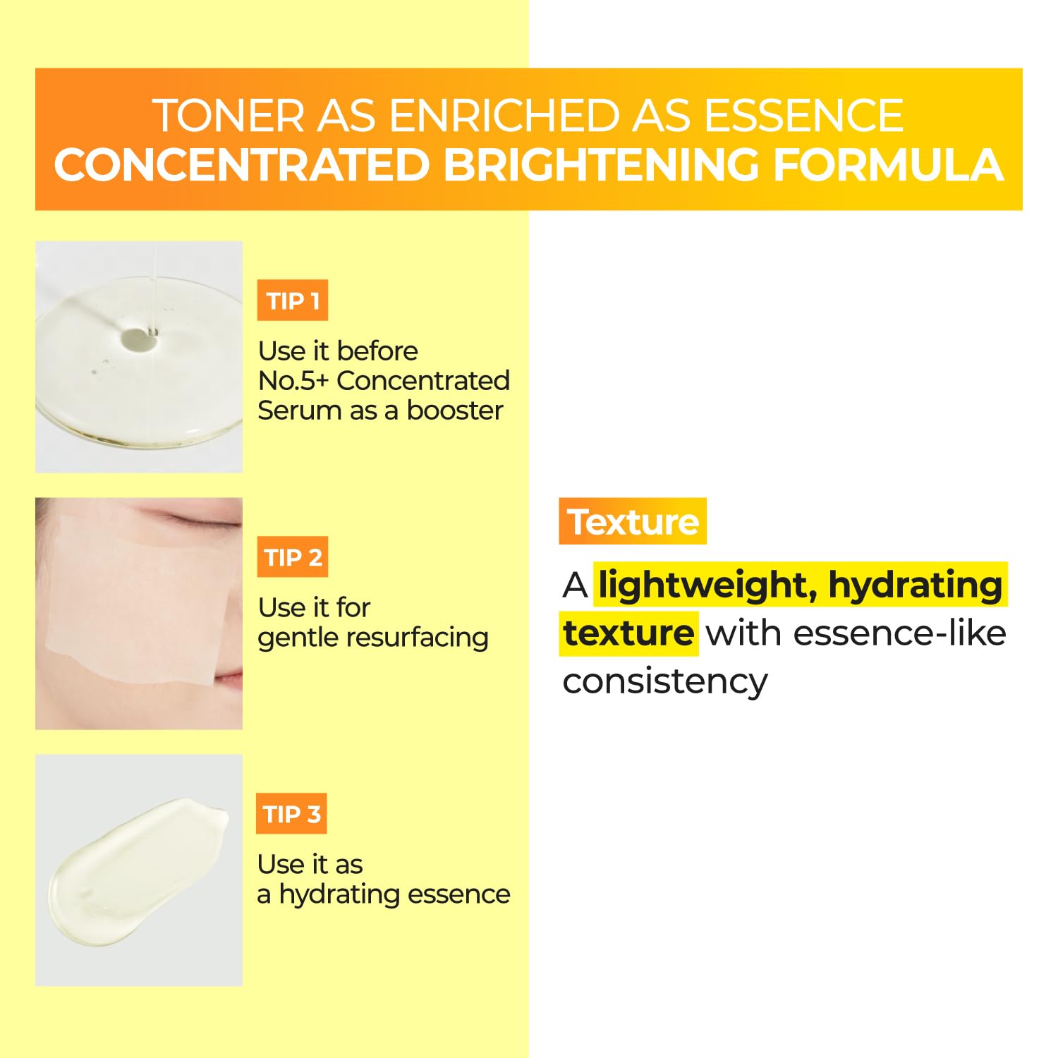 numbuzin - No.5+ Glutathione Vitamin Concentrated Toner [200ml] - Wardobie