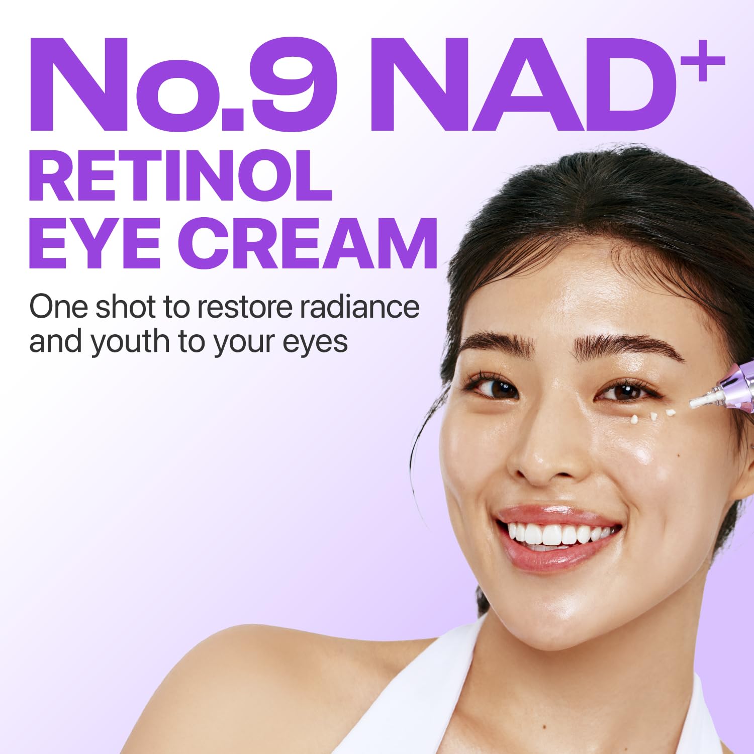 numbuzin - No.9 NAD+ Retinol Volumetox Eye Cream [10ml] - Wardobie