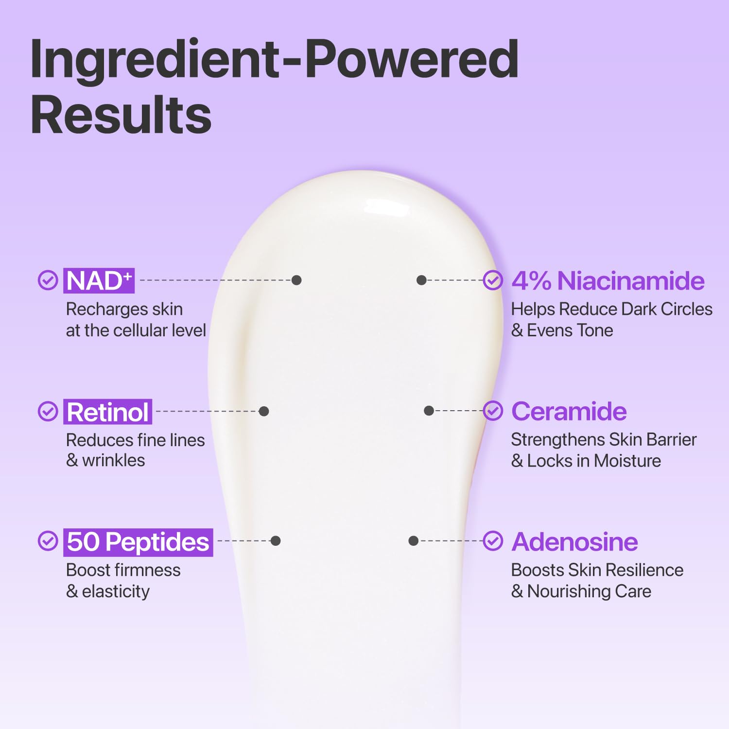 numbuzin - No.9 NAD+ Retinol Volumetox Eye Cream [10ml] - Wardobie