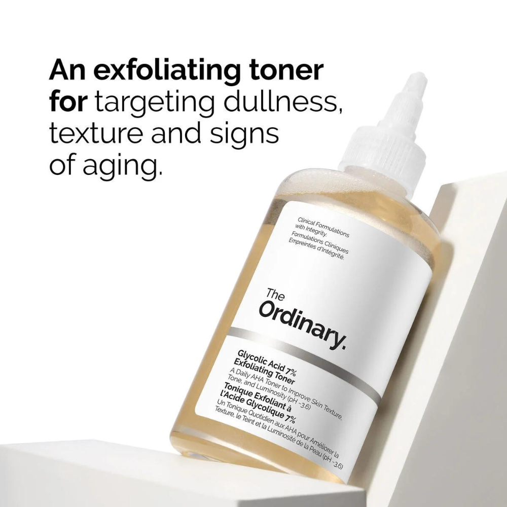 The Ordinary - Glycolic Acid 7% Exfoliating Toner (240ml) - Wardobie