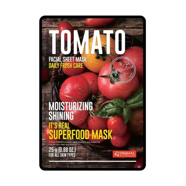 DERMAL Real Food Face Mask – TOMATO