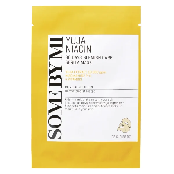 SOME BY MI - Yuja Niacin Blemish Care Serum Mask [25g]