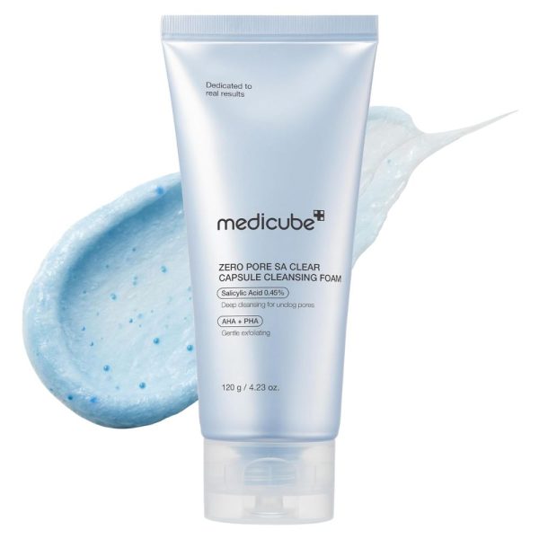 medicube – Zero Pore SA Clear Capsule Cleansing Foam [120g]