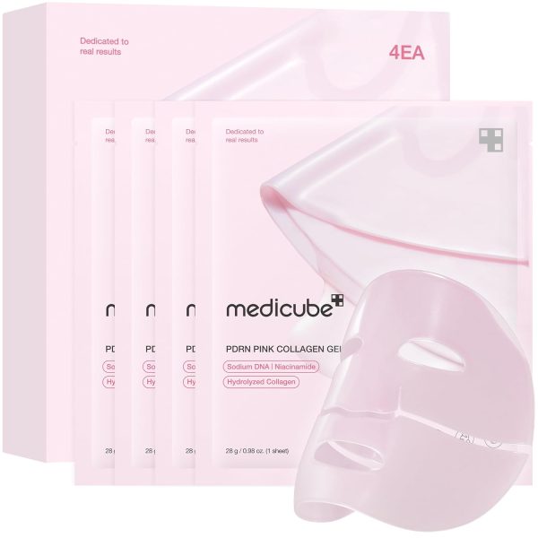 medicube - PDRN Pink Collagen Gel Mask [28g x 4 sheets]
