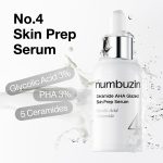numbuzin - No.4 Ceramide AHA Glazed Skin Prep Serum [30ml] - Image 2